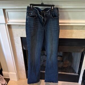 Lee Blue Straight Leg Jeans Classic Style